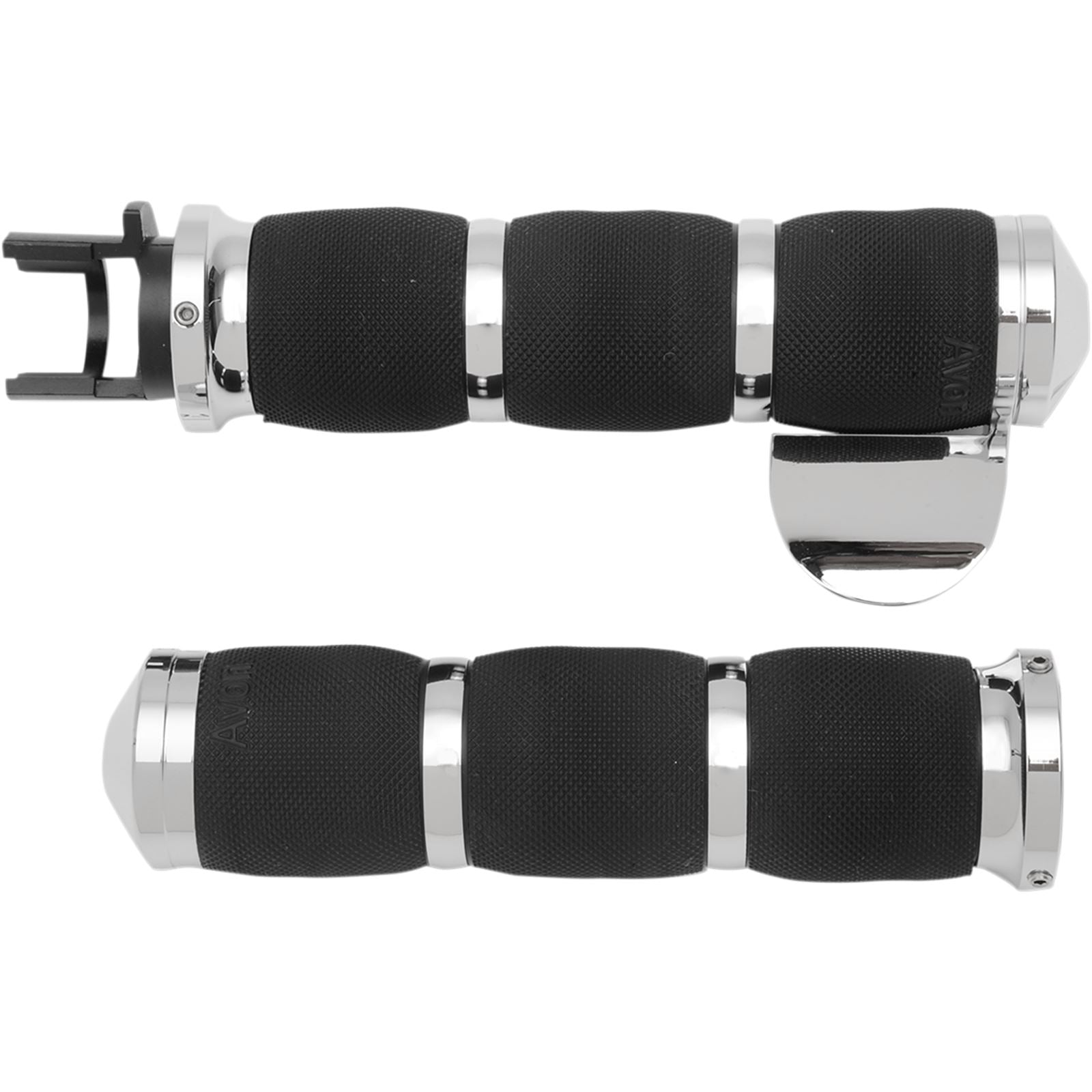 Avon Grips Chrome Air Cushion Grips with Throttle Boss for Indian MT-IN-AIR-90C-B_347603