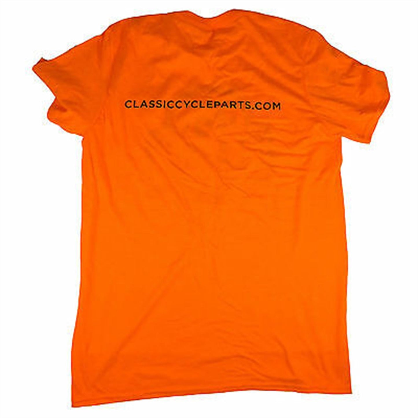 2FastMoto Classic Cycle Parts Orange T-Shirt Black Logo Short Sleeve XL CCPTShirtOrange_623423