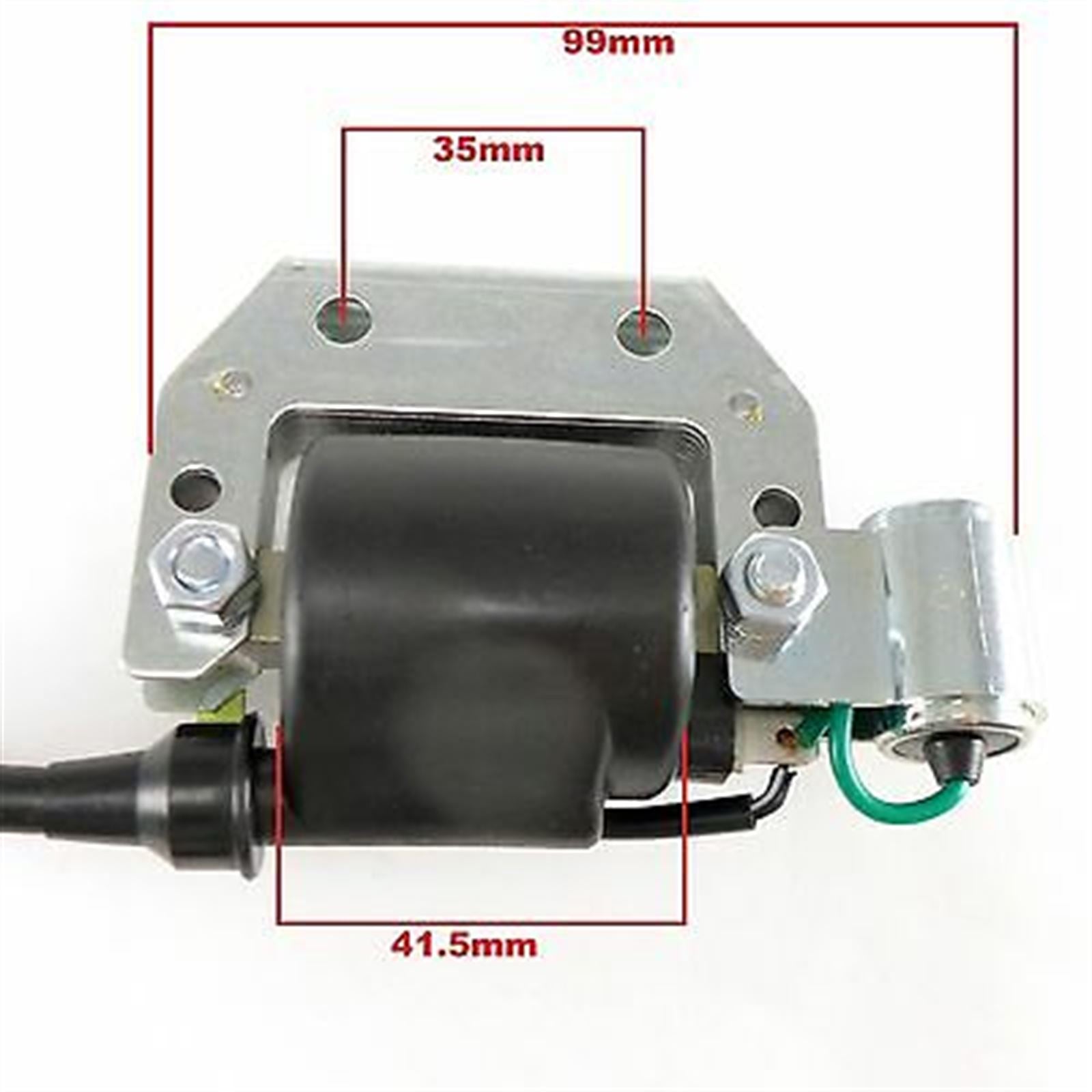 2FastMoto 6 Volt Ignition Coil with Condenser for Honda MR175, MT125, 250  2fm-46-10128_634143