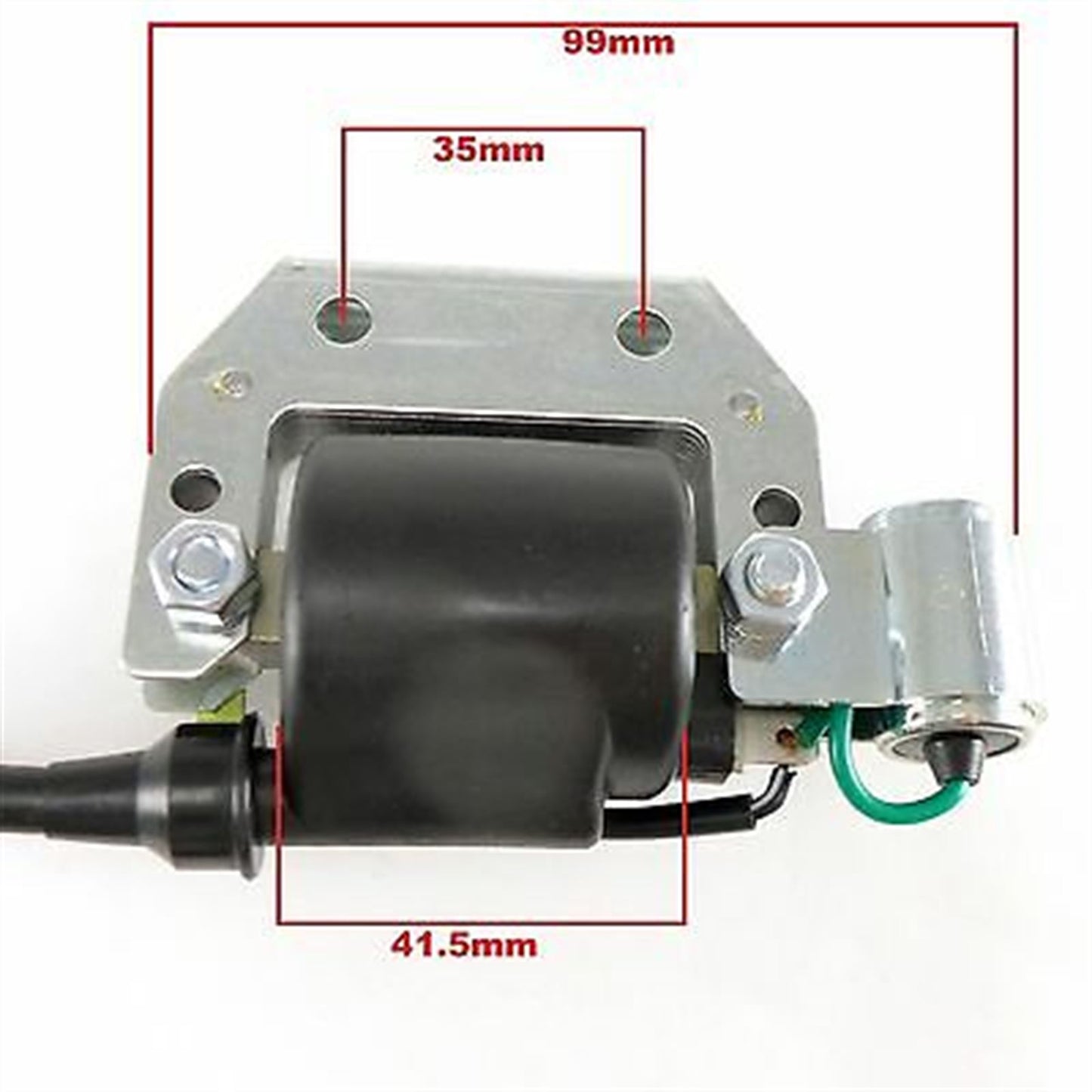 2FastMoto 6 Volt Ignition Coil with Condenser for Honda MR175, MT125, 250  2fm-46-10128_667952
