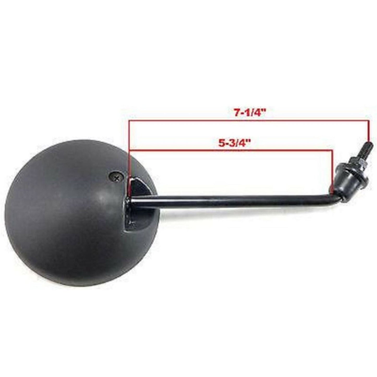 2FastMoto Left Hand Side Mirror 4" Round 8mm Thread For Yamaha Zuma 50 125 2FM-12-11050LF_859846