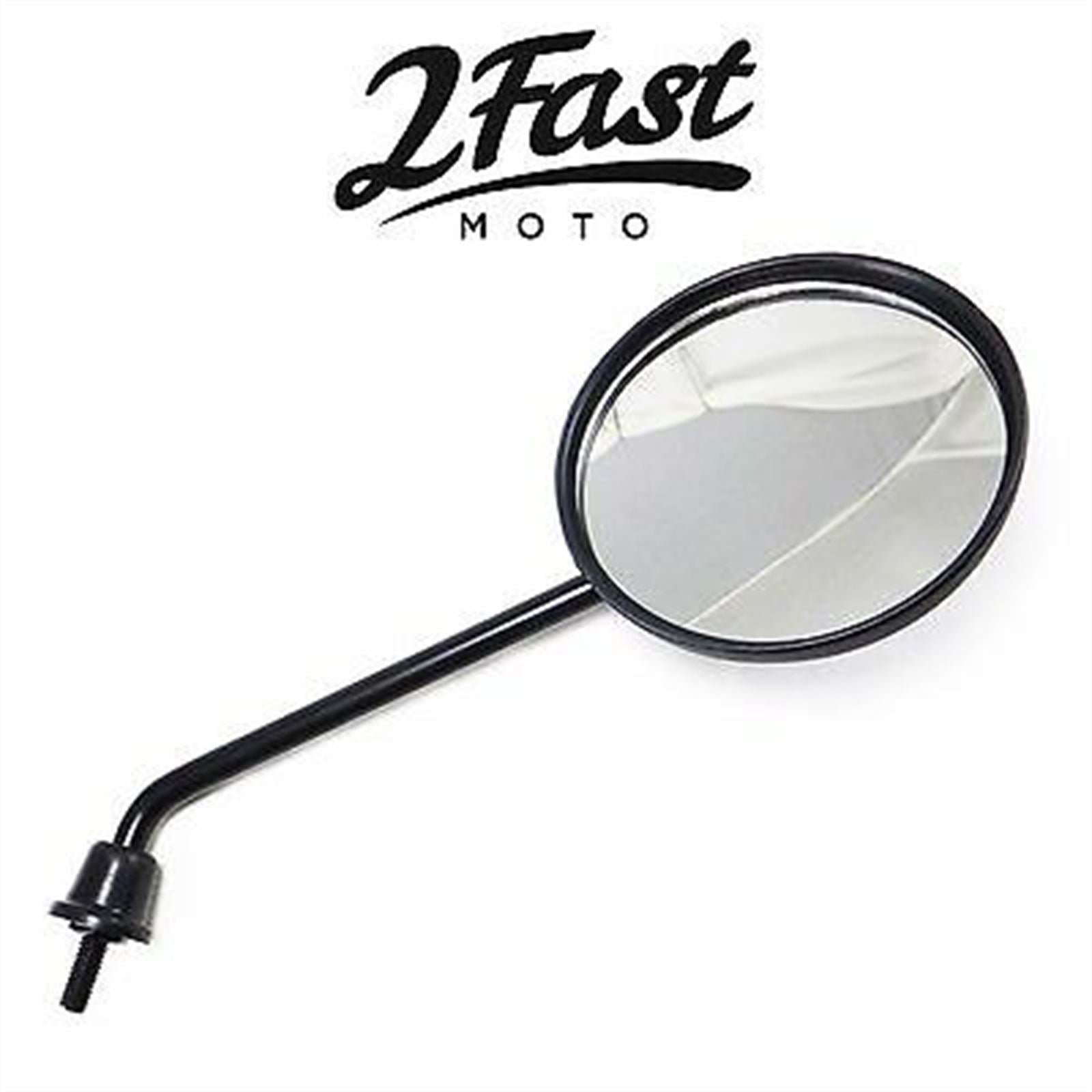 2FastMoto Right Side 4" Round 8mm Thread Mirror for Yamaha Zuma Scooter 12-11050RF_664098