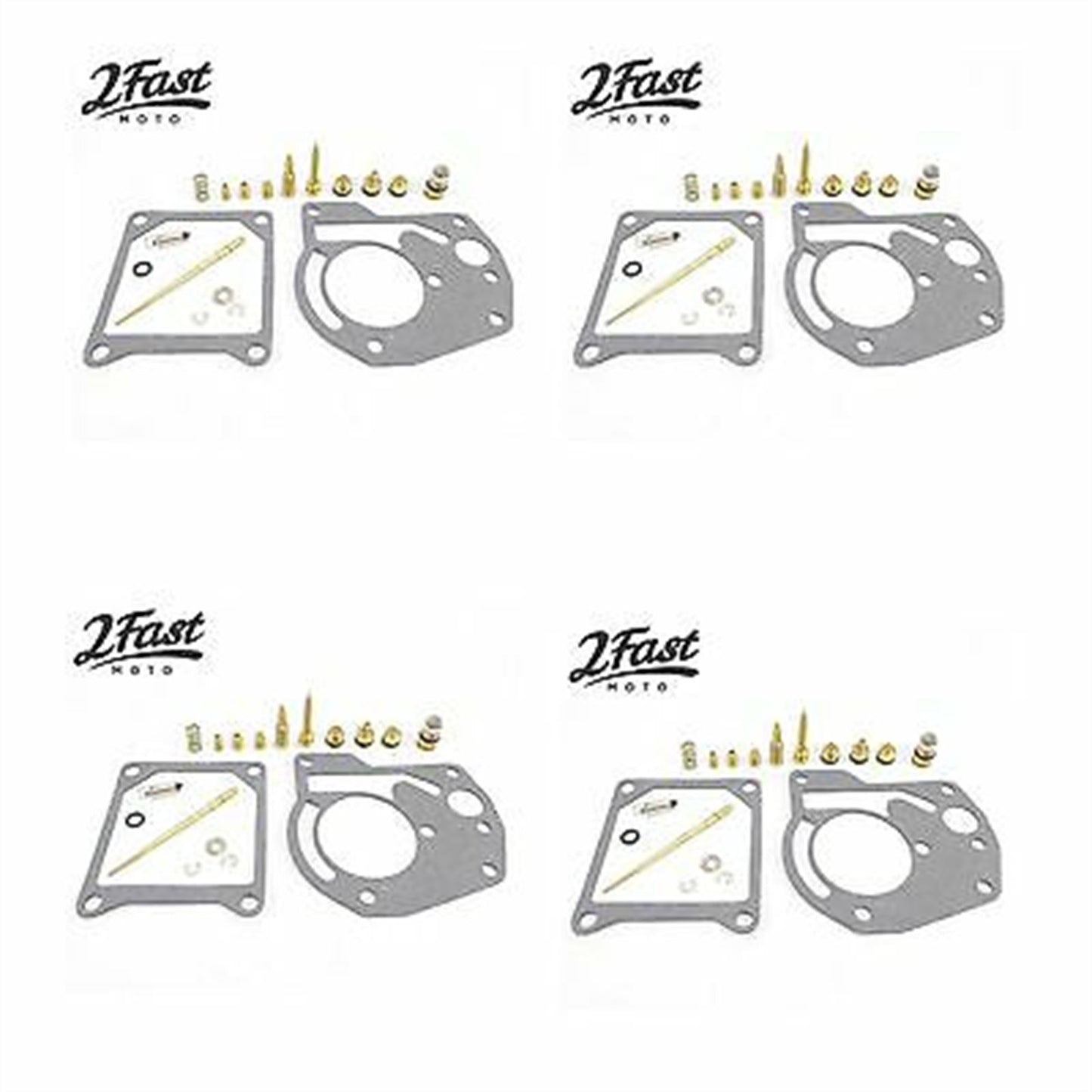 2FastMoto Carburetor Carb Rebuild Repair Kit for Yamaha XS850 4/Pack 25-91850 / 18-5112_668225