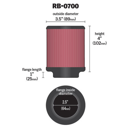 K&N Filters Air Filter Universal [MPN: RB-0700]_1748581