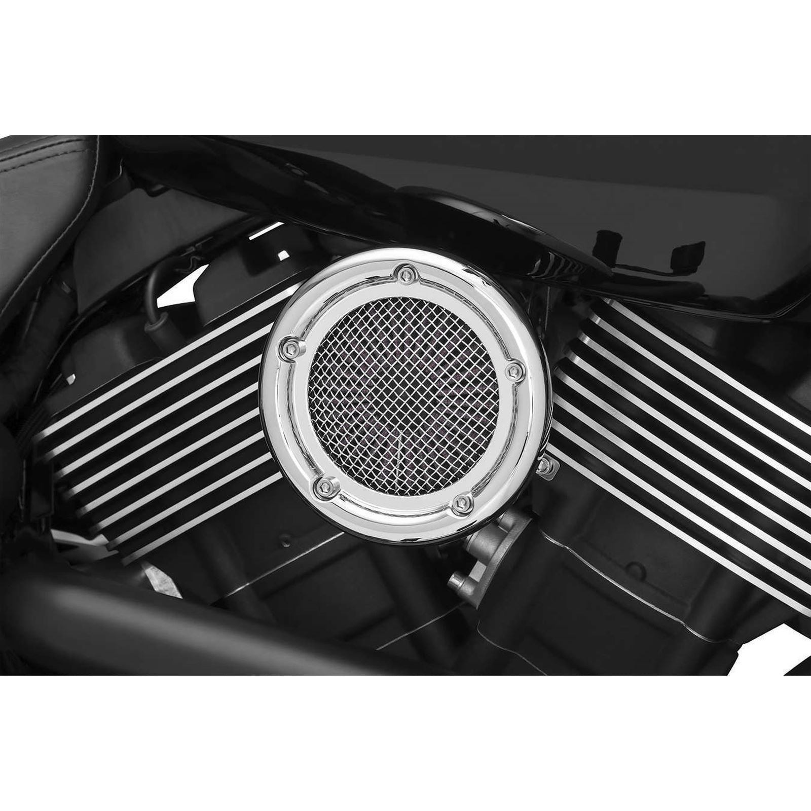 Kuryakyn Velociraptor Air Cleaner for V-Twin Chrome 9370_96969