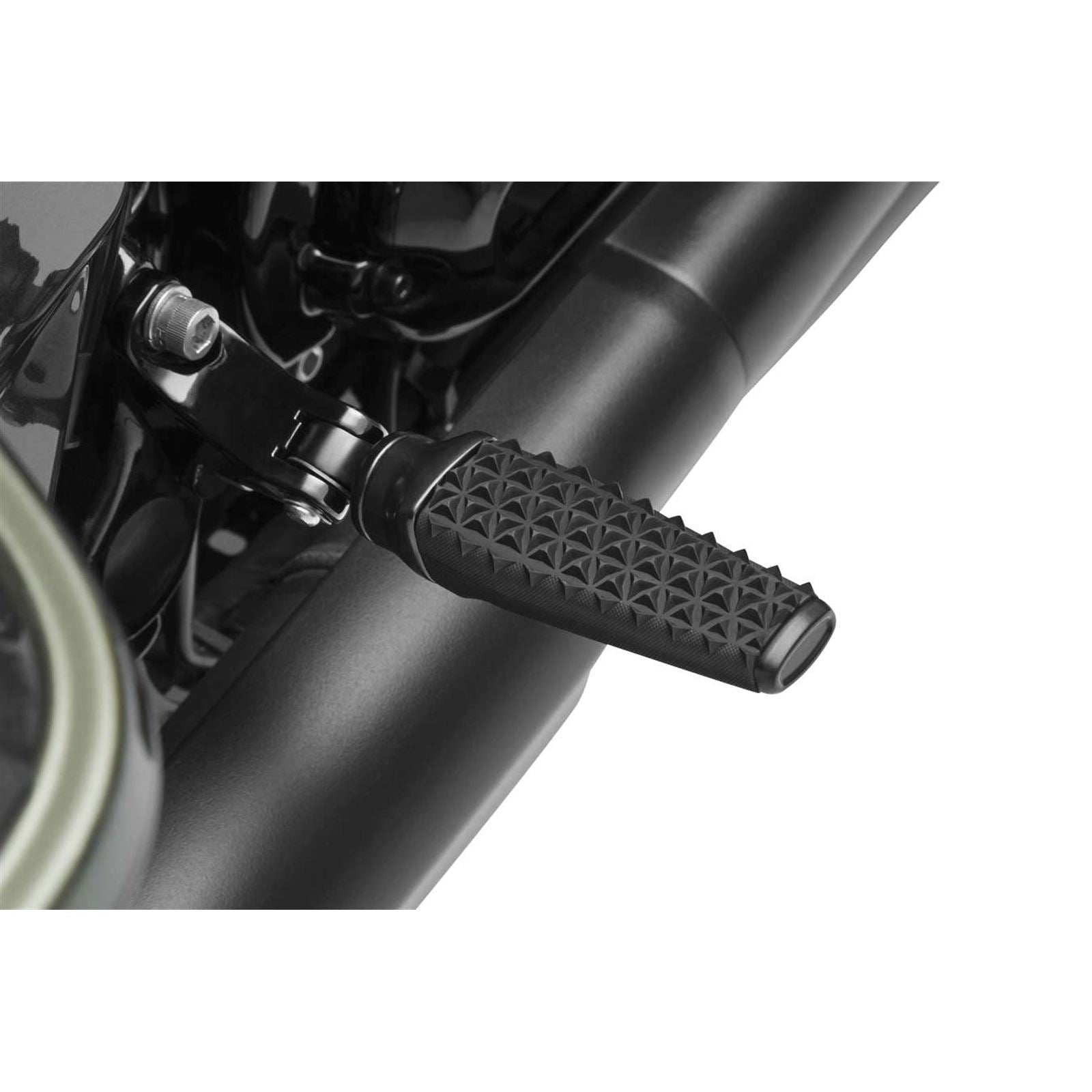 Kuryakyn Thresher Footpegs with Adaptor - Satin Black 5953_97114