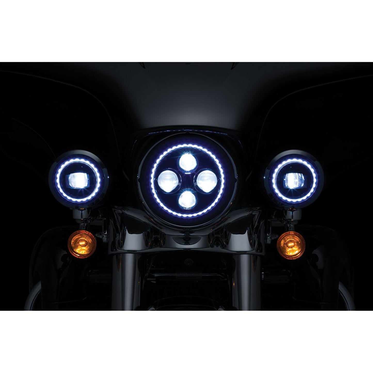 Kuryakyn 4.5" Orbit Vision LED Passing Lamps 2466_412420