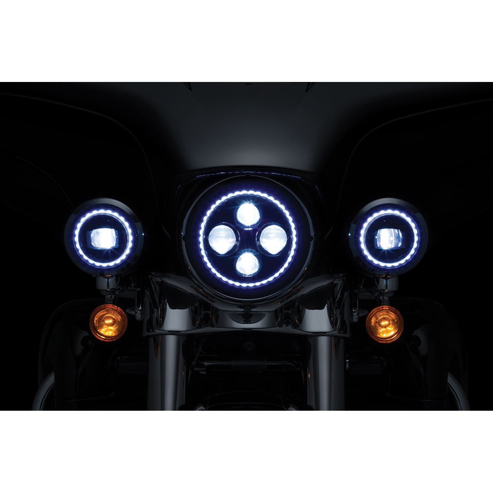 Kuryakyn 4.5" Orbit Vision LED Passing Lamps 2466_412420