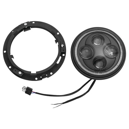 Kuryakyn 7" Headlamp with Halo 2460_97430