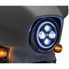 Kuryakyn 7" Headlamp with Halo 2460_412405
