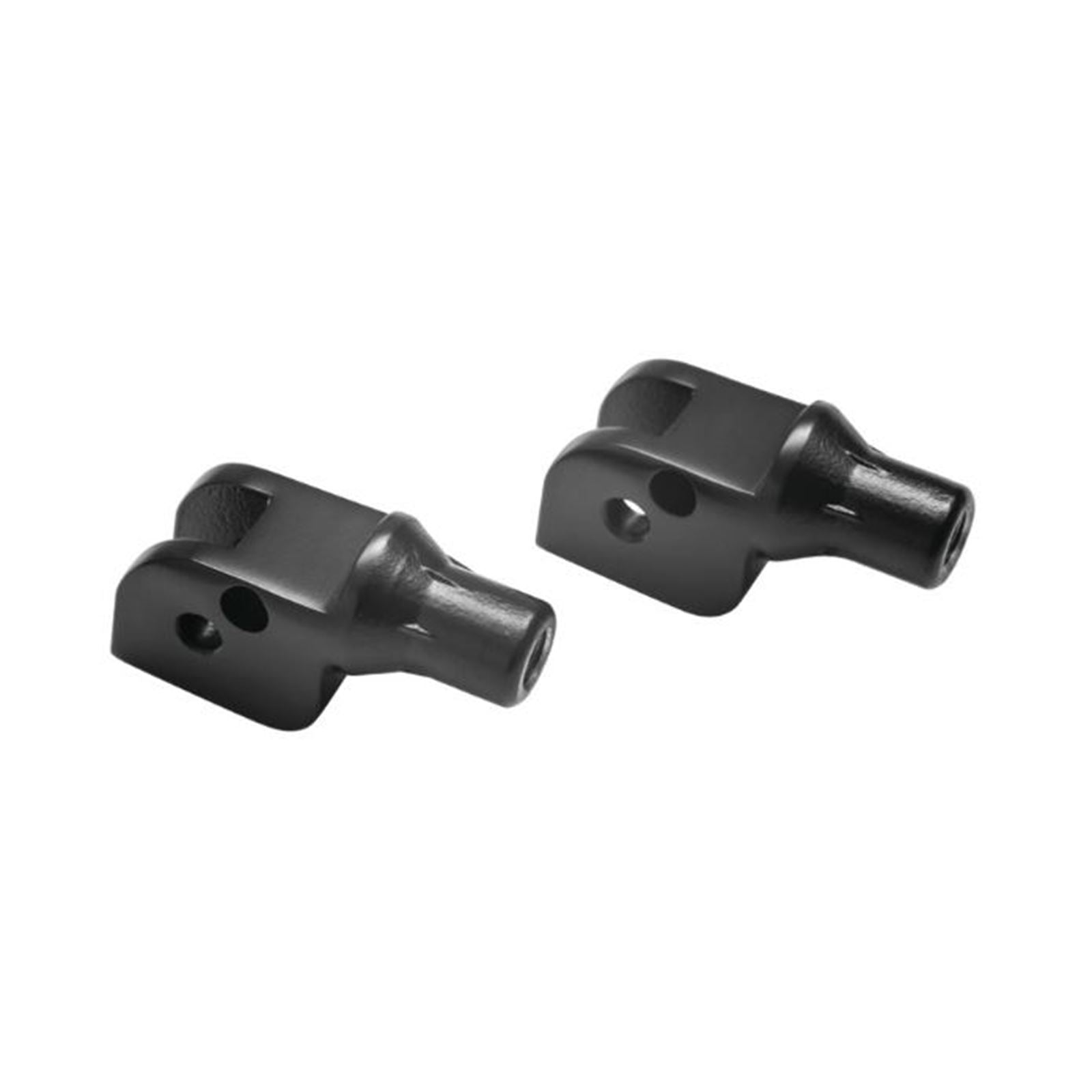 Kuryakyn Tapered Footpeg Adaptors for Cruisers Front/Rear, Black 8871_889632