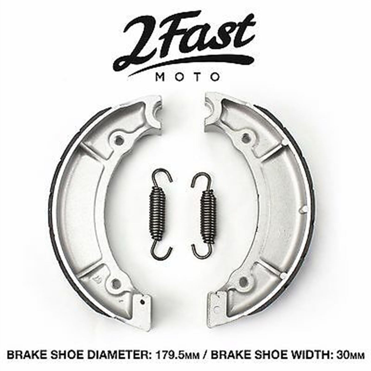 2FastMoto Front Brake Shoes for Yamaha DS6, DS7, RD250, RD350, XS400 ebc513 / vb-206_668267