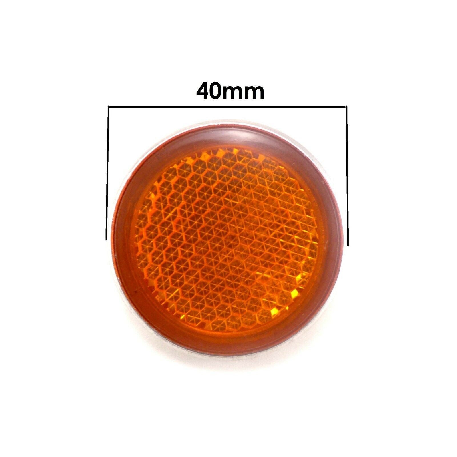 2FastMoto Amber 1 1/2" Diameter Reflector for Honda  33741-315-000 / 33741-286-670_664187