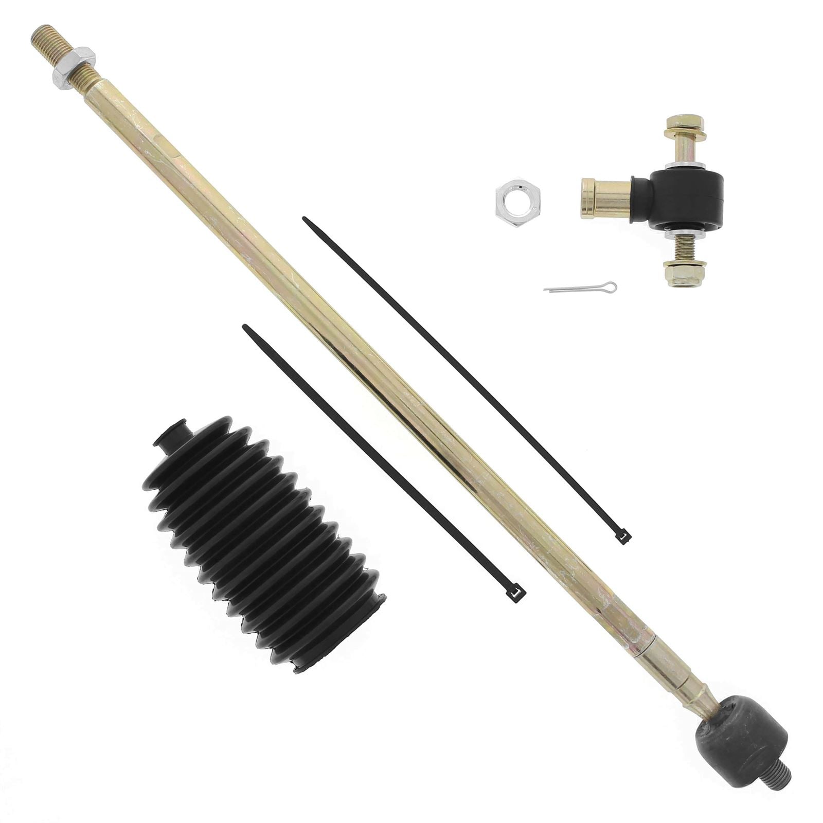 QuadBoss Steering Rack Tie Rod Assembly Kit - Left Inner and Outer for Polaris 51-1055-L_98634