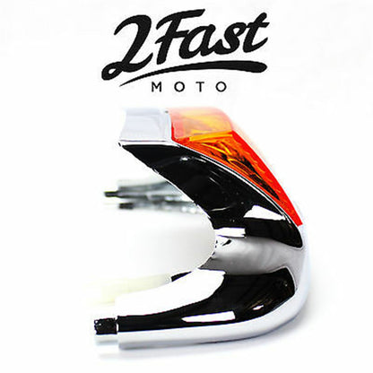 2FastMoto Motorcycle Fender Trim Light Amber Lens Custom For Harley 225-5158_628400