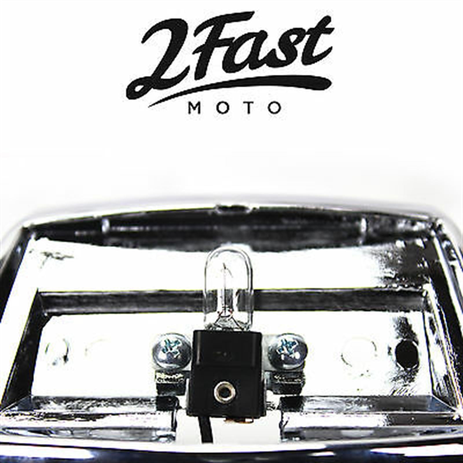 2FastMoto Motorcycle Fender Trim Light Amber Lens Custom For Harley 225-5158_628393