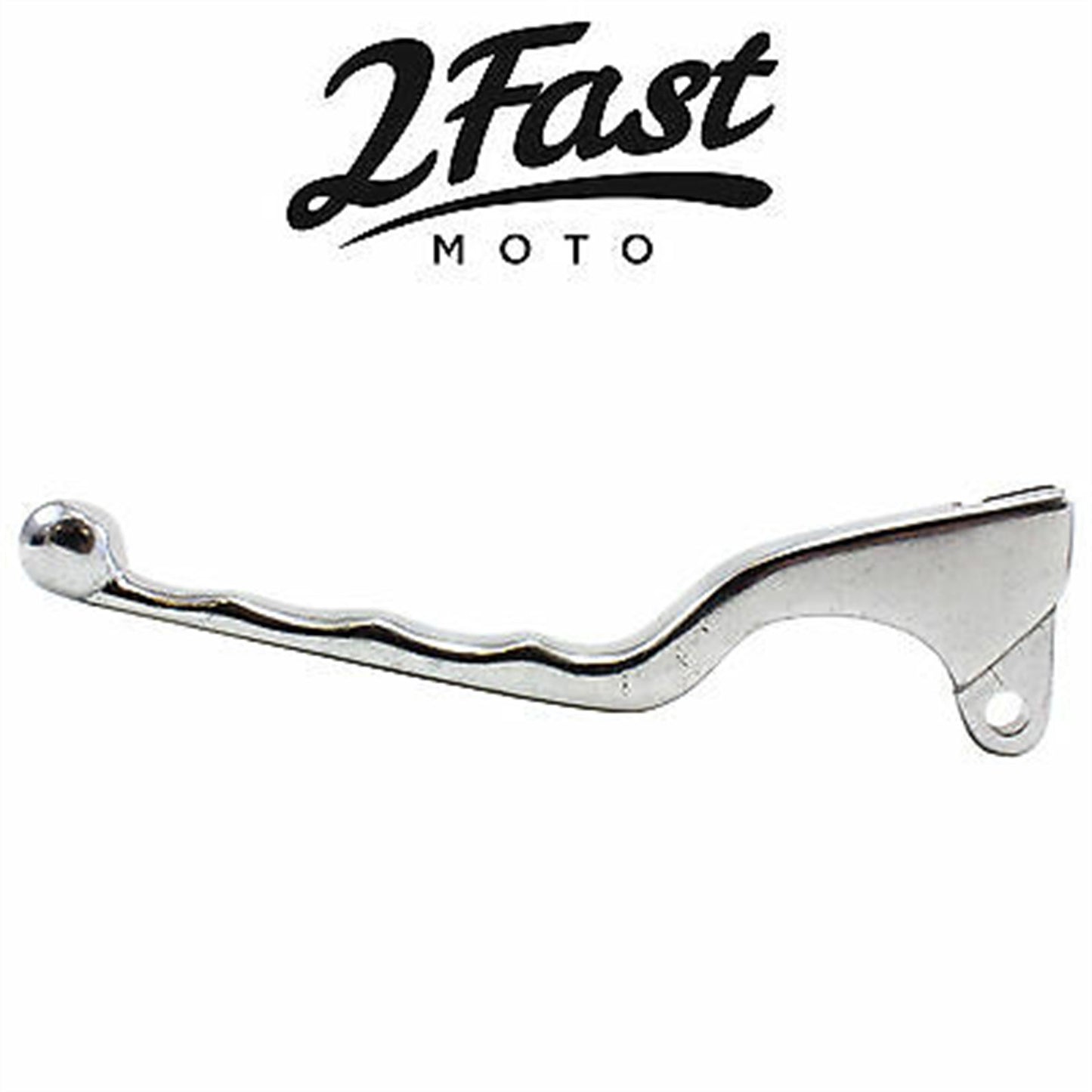 2FastMoto Polished Clutch Lever Dog Leg Finger Grooves Left Hand For Honda 30-74201_634059