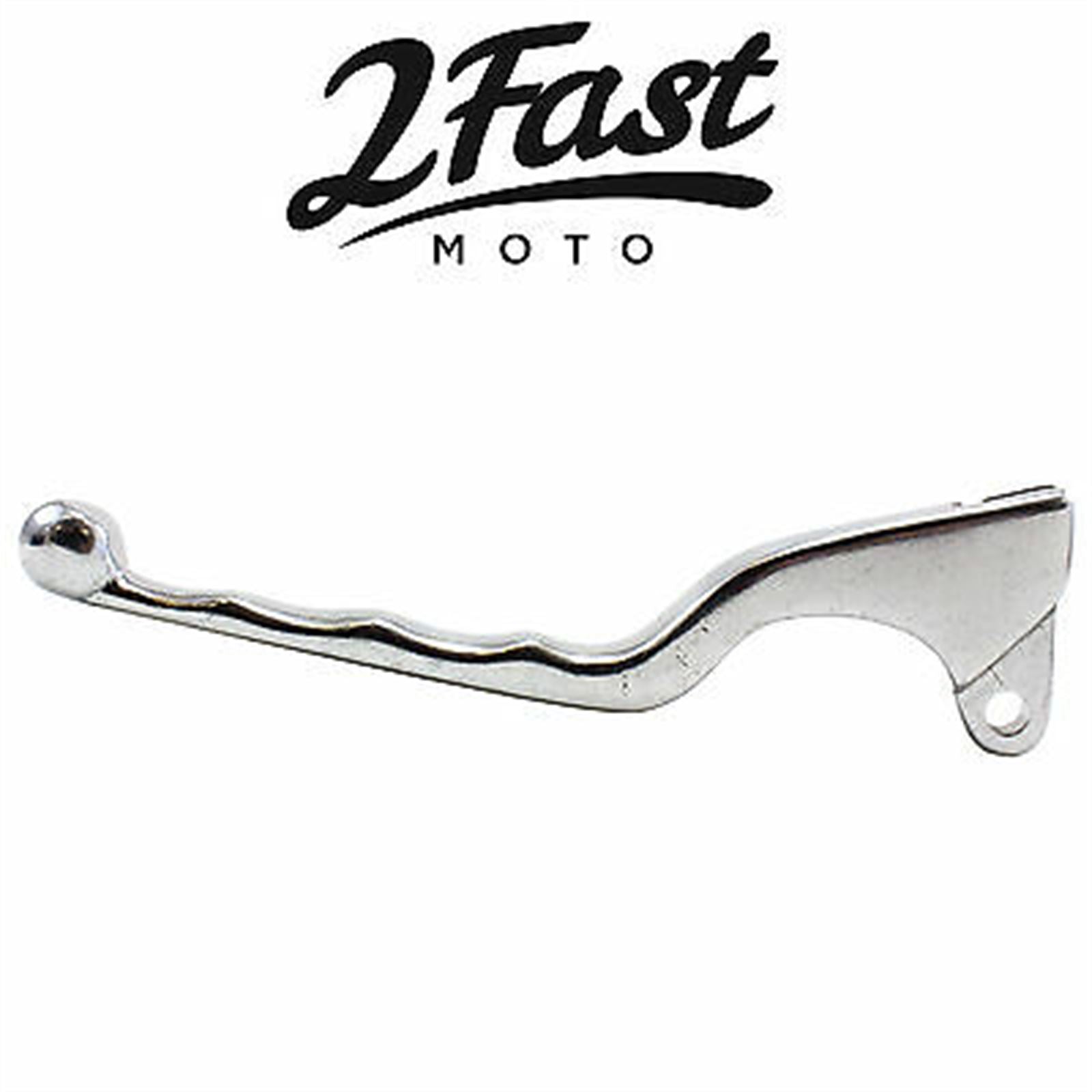 2FastMoto Polished Clutch Lever Dog Leg Finger Grooves Left Hand For Honda 30-74201_634059