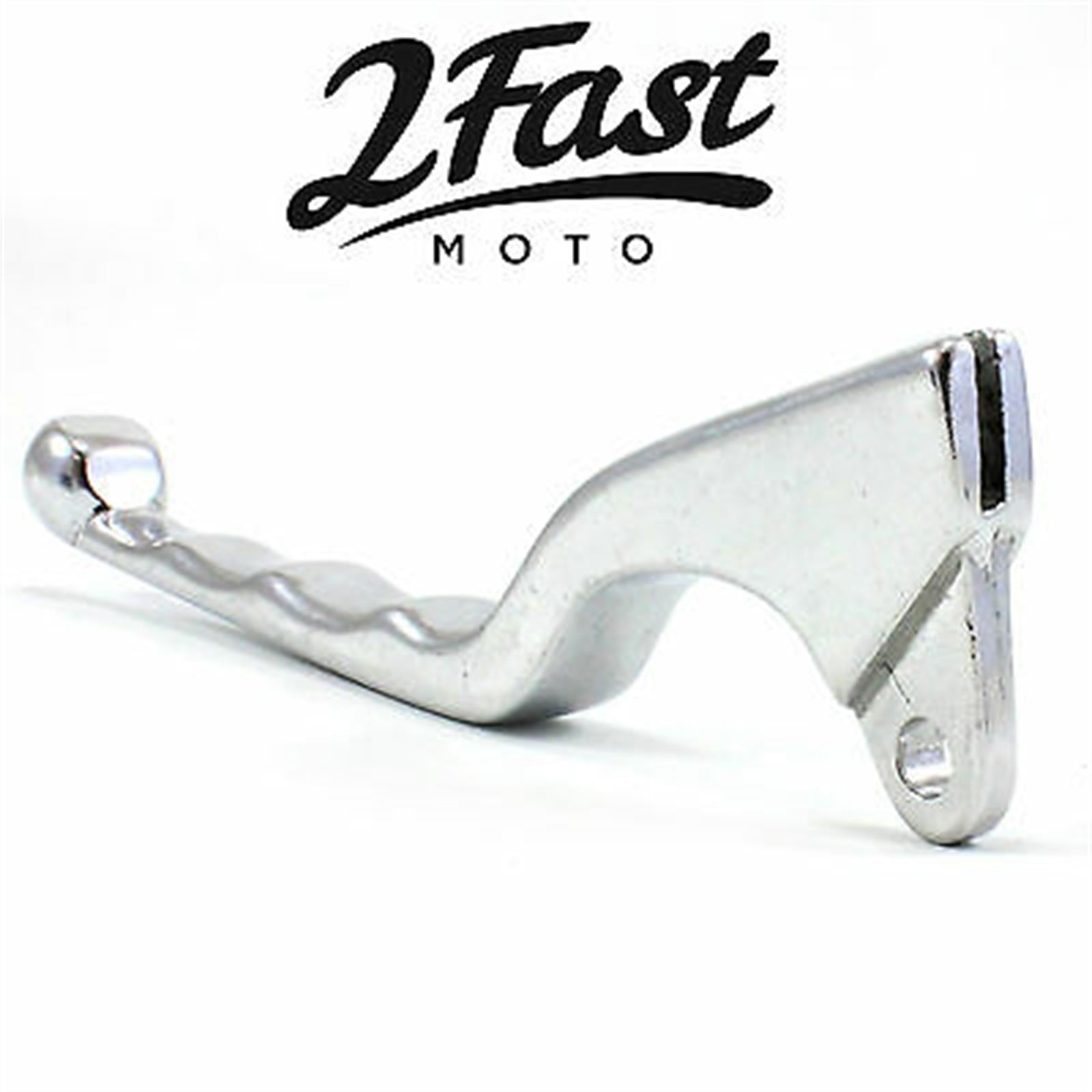 2FastMoto Polished Clutch Lever Dog Leg Finger Grooves Left Hand For Honda 30-74201_634058