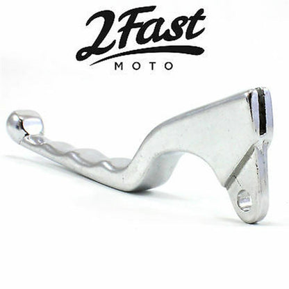 2FastMoto Polished Clutch Lever Dog Leg Finger Grooves Left Hand For Honda 30-74201_634058