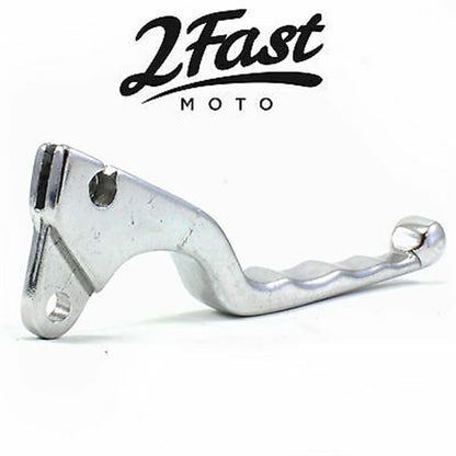 2FastMoto Polished Clutch Lever Dog Leg Finger Grooves Left Hand For Honda 30-74201_634057
