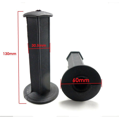 2FastMoto Vintage Motocross MX Black Six-Sided Hex Shape 7/8" Grips  [MPN: 2fm-01-2129b]_665449