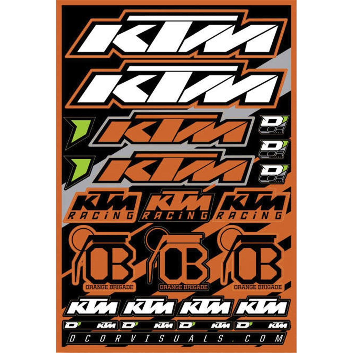 D'Cor Decal Sheet for KTM [MPN: 40-30-100]_99135