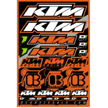 D'Cor Decal Sheet for KTM [MPN: 40-30-100]_99136