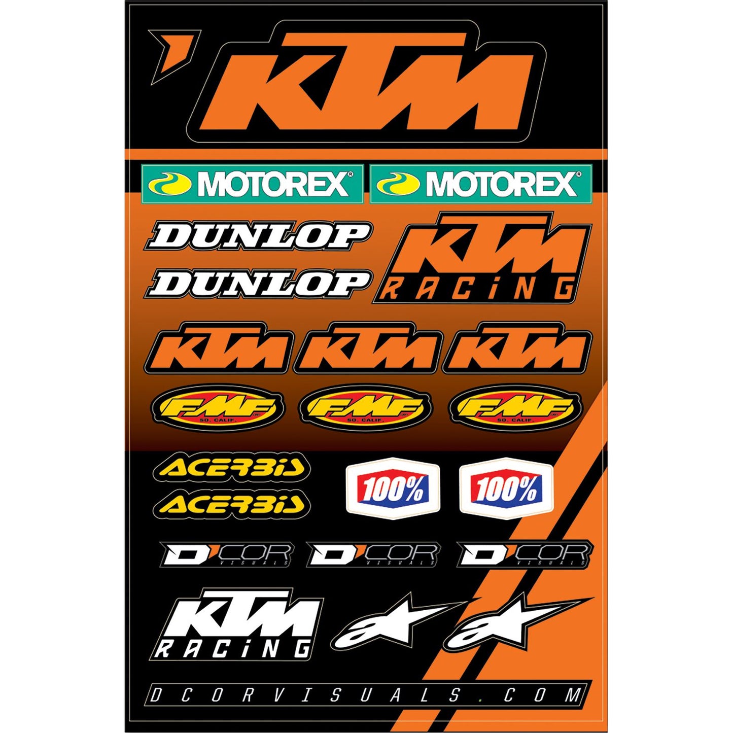 D'Cor Decal Sheet 2 for KTM [MPN: 40-30-101]_99138