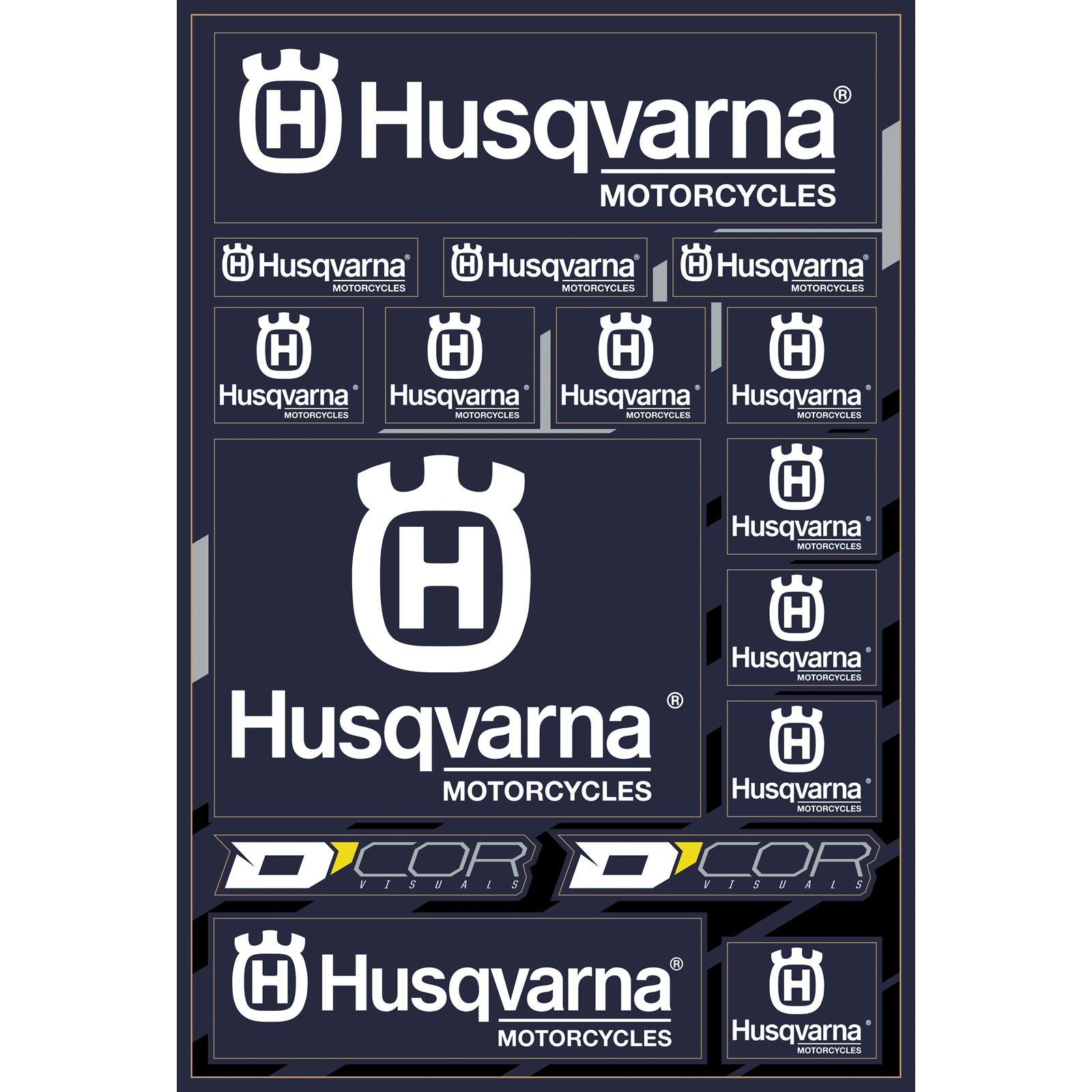 D'Cor Husqvarna Decal Sheet [MPN: 40-70-100]_99161