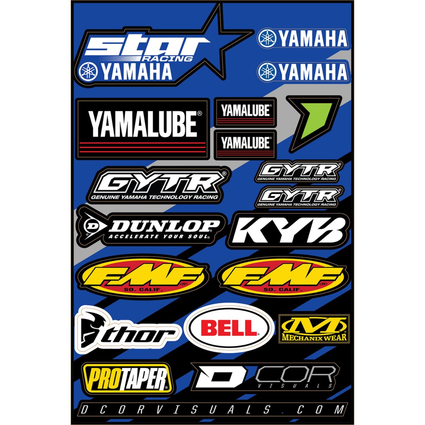 D'Cor Star For Yamaha Decal Sheet [MPN: 40-50-116]_1521135