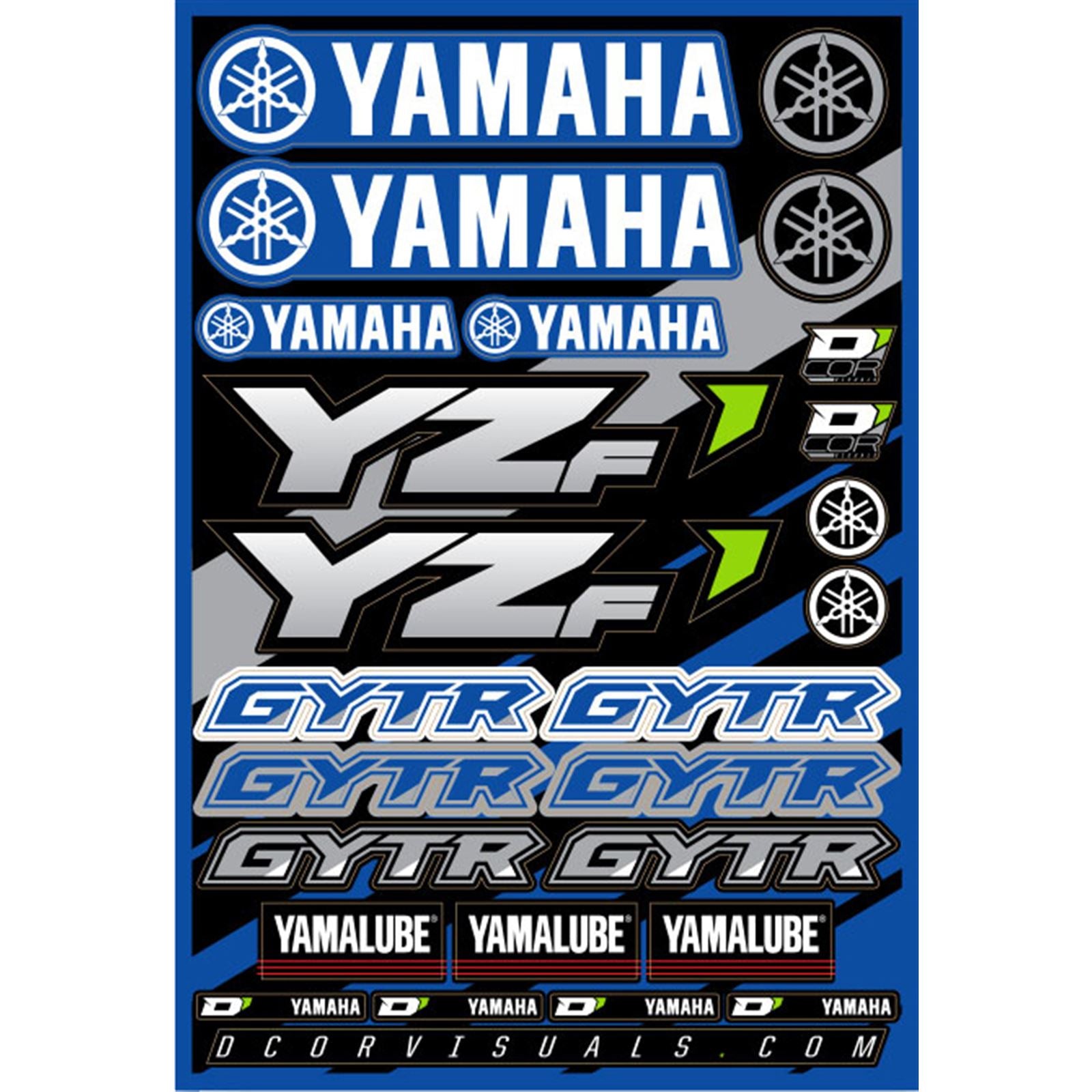 D'Cor Decal Sheet For Yamaha YZF [MPN: 40-50-100]_99200
