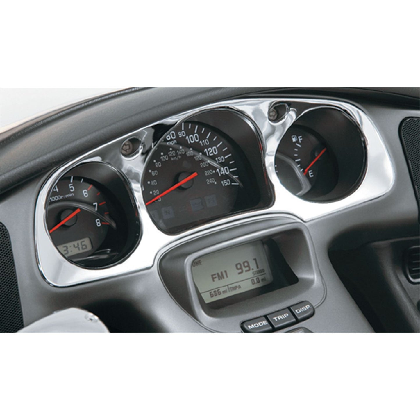 Show Chrome Chrome Instrument Panel Accent 52-647_474301