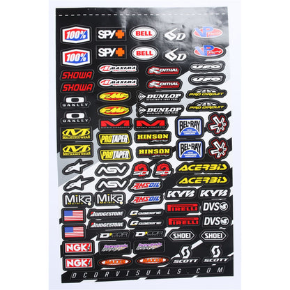 D'Cor Mx Logos 2 Decal Sheet [MPN: 40-90-113]_99246