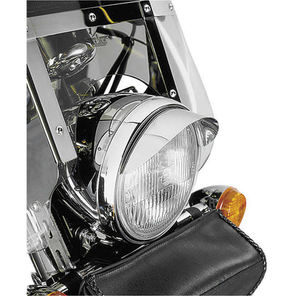 Show Chrome 7" Headlight Visor - Chrome 53-429_99288