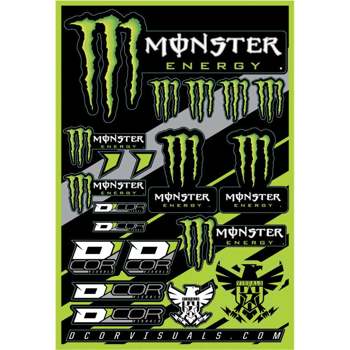 D'Cor Monster Energy Decal Sheet [MPN: 40-90-102]_99327