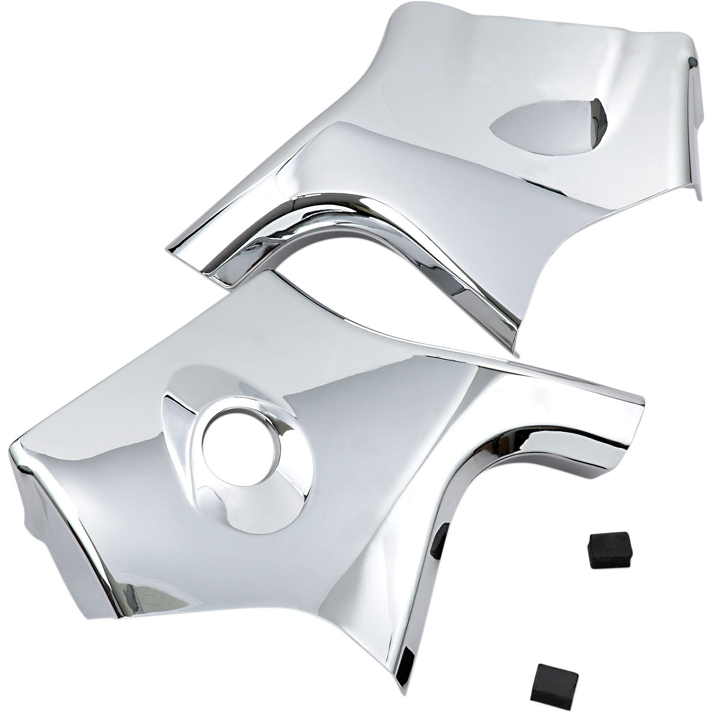 Show Chrome Neck Covers - Chrome 82-201_473589