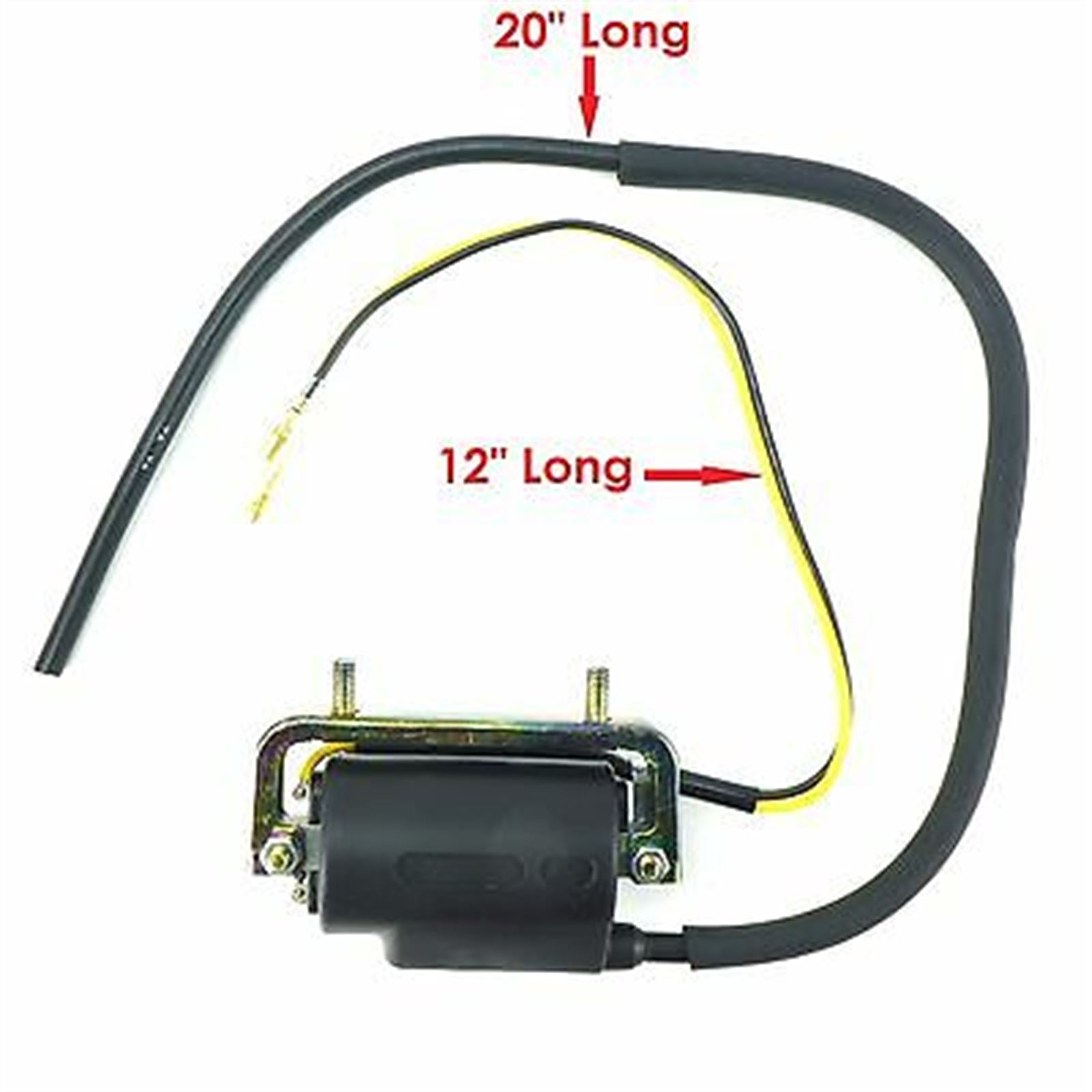2FastMoto 6 Volt Ignition Coil Dual Lead Single Output for Honda  C CA CB CT  2fm-46-10028_628391