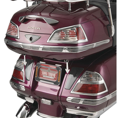 Show Chrome Trunk LED Molding Inserts - '01-10  GL1800 52-701A_99414