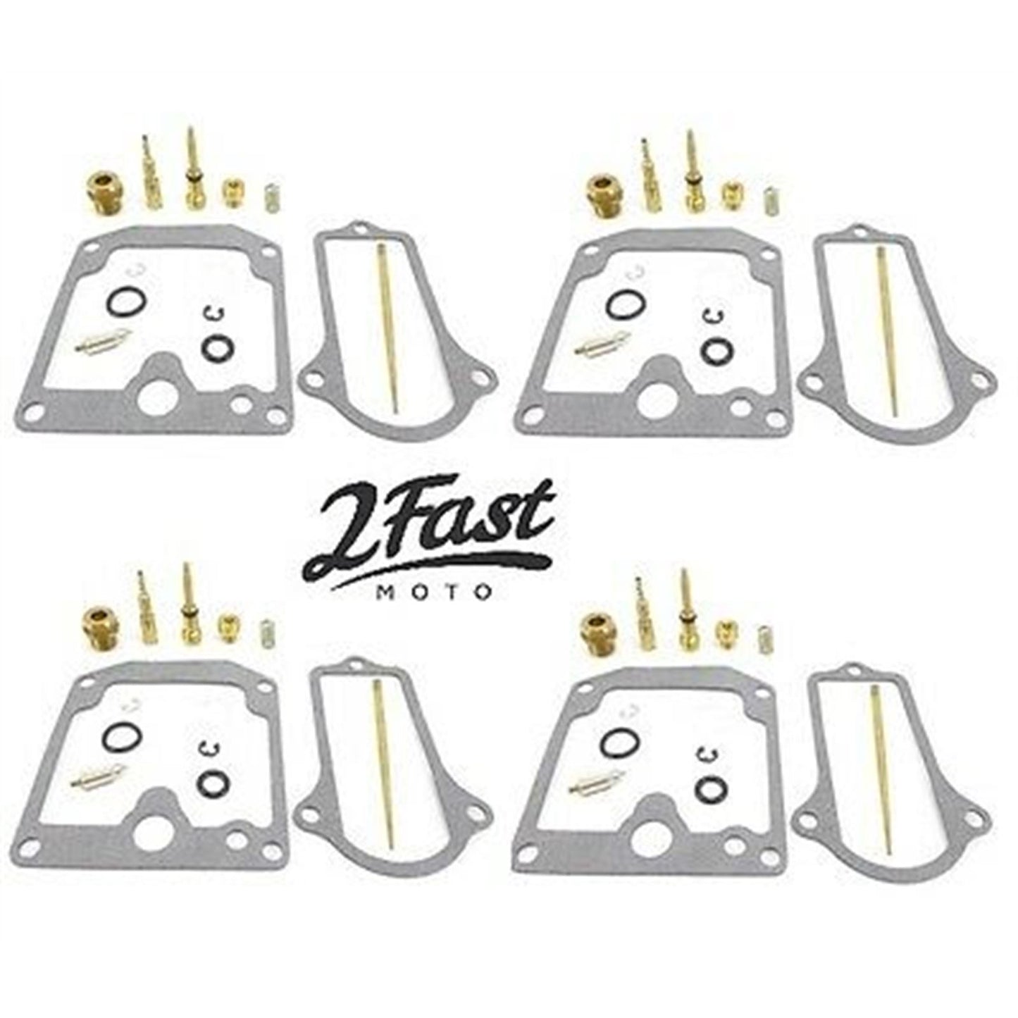 2FastMoto Carburetor Rebuild Repair Kit For Kawasaki KZ900A KZ900B 76-77 2fm-25-93904x4_664602