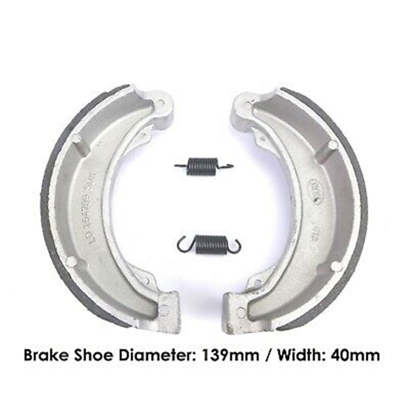 2FastMoto Organic Metal Rear Brake Shoes for Honda CB CM CMX VT 43120-413-405 / ebc313_668116