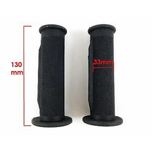 2FastMoto Tommaselli Daytona Style Grip Set Black Rubber 7/8" Bar Motorcycle 01-2191B_635855