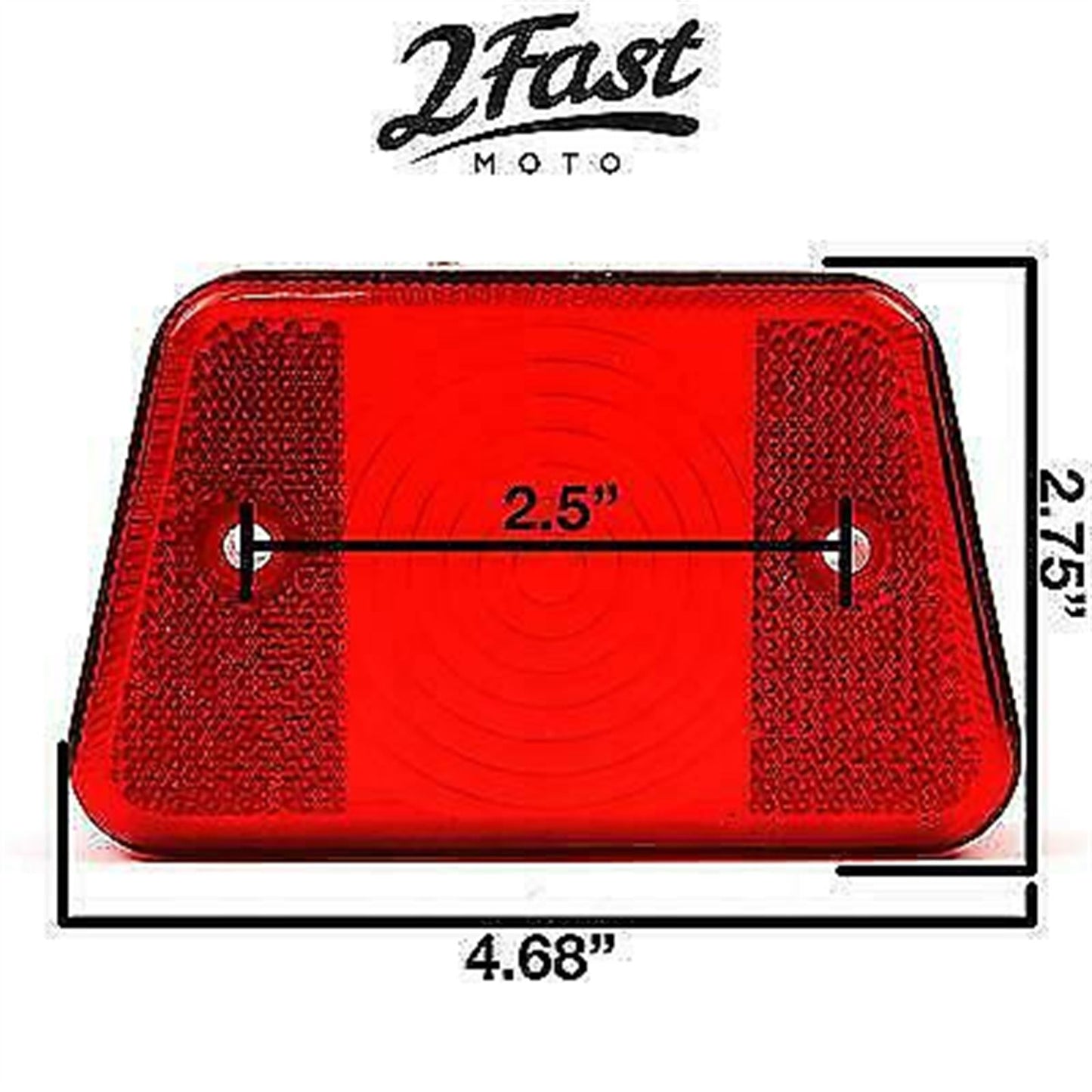 2FastMoto Taillight Lens for Polaris ATV, 4x4, Snowmobile 4032030 4032046 / 62-21563_664376