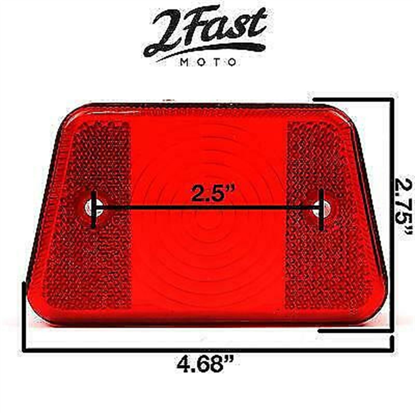 2FastMoto Taillight Lens for Polaris ATV, 4x4, Snowmobile 4032030 4032046 / 62-21563_664376