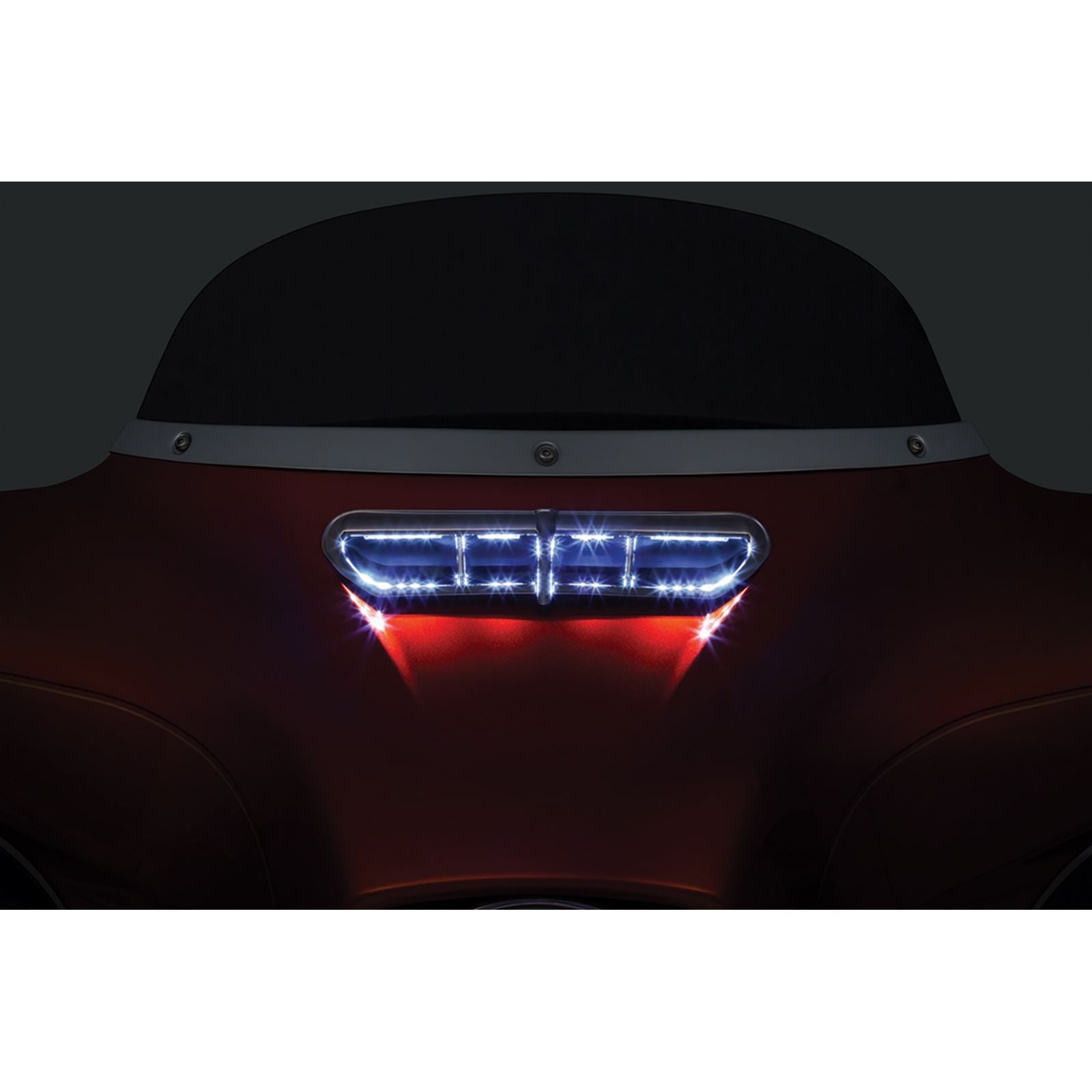Kuryakyn LED Fairing Vent Light - Chrome 5053_413165