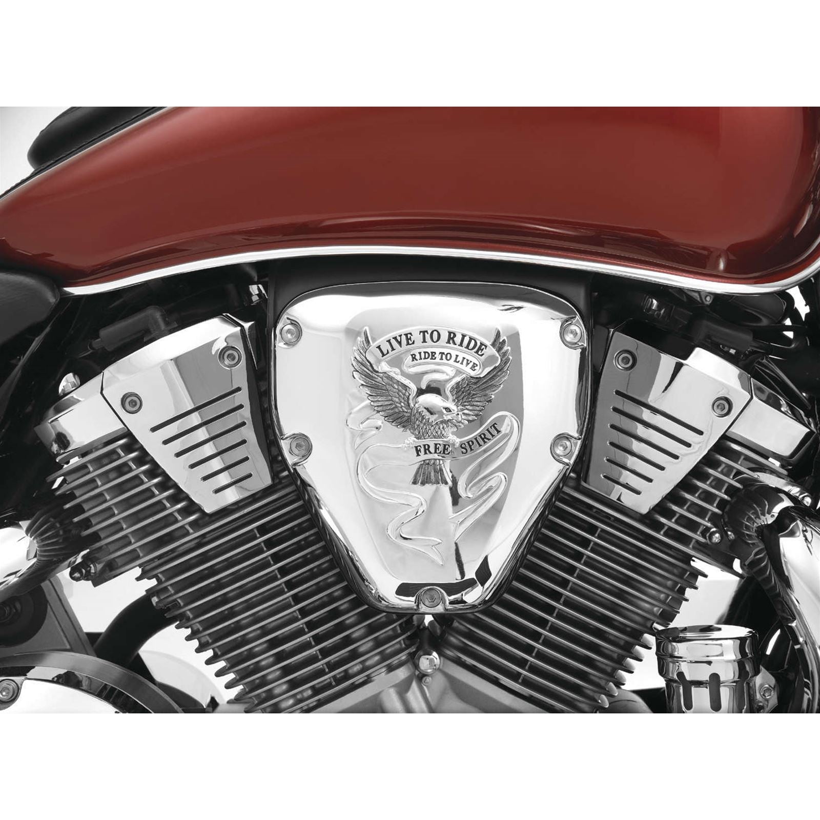 Show Chrome Cover Air Cleaner VT1300 55-354_100182