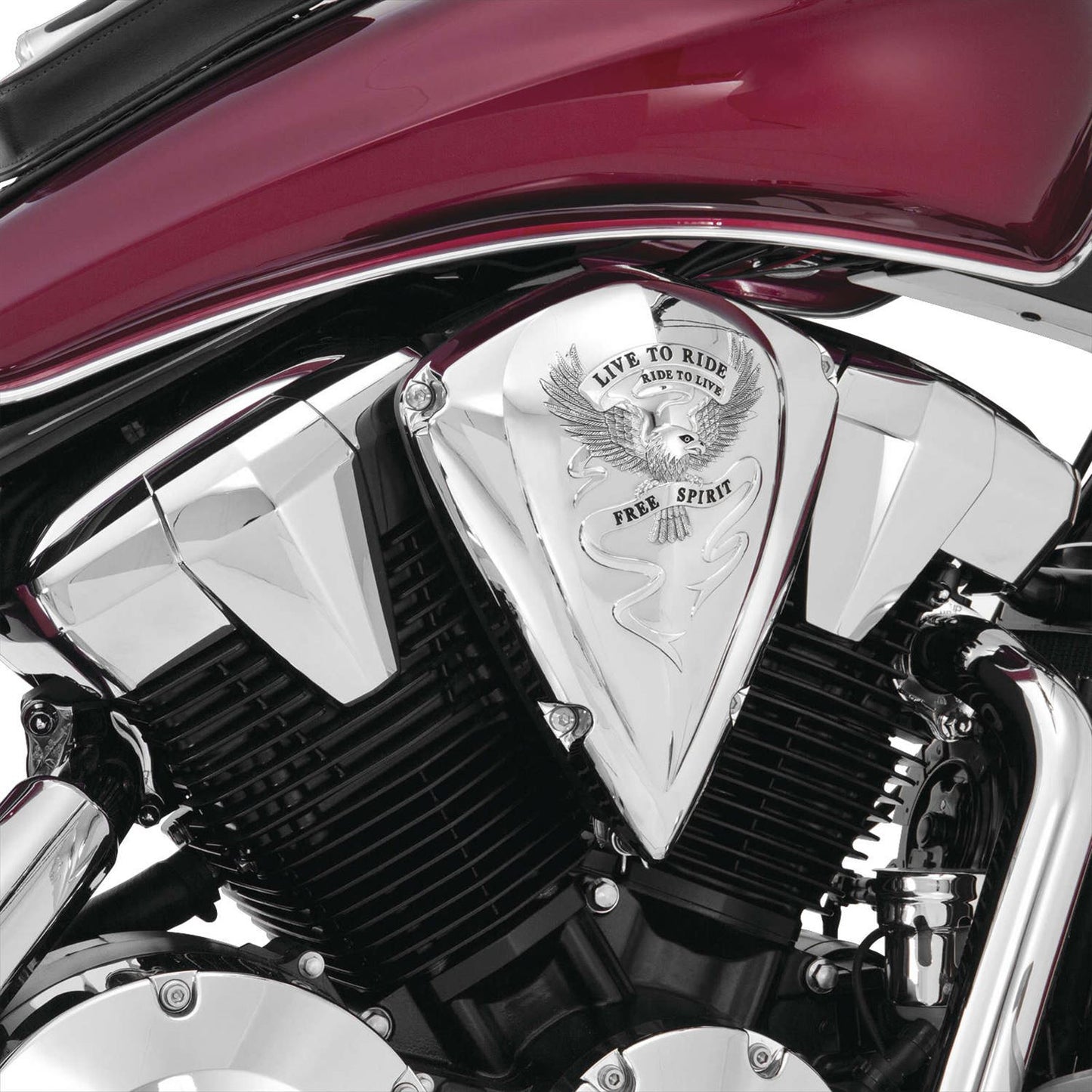 Show Chrome Cover Air Cleaner VT1300 55-354_100183