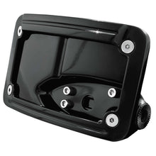 Kuryakyn License Plate Frame Horizontal Curved Side Mount Black 3125_100271
