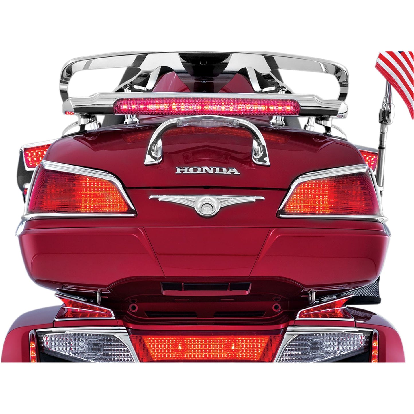 Kuryakyn Trunk Key Hole Trim Chrome For Honda GL1800 '01-17 3219_413489