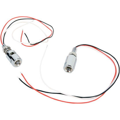 Kuryakyn License Plate Bolt Light with Red Accent Light 9398_412782